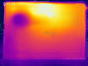 Oberflächentemperaturen Stresstest (Unterseite)