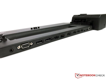 Die mechanische ThinkPad Ultra Dock bietet zahlreiche Anschlüsse