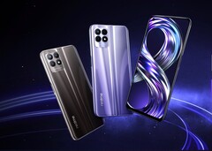 Das Realme 8i bietet ein 120 Hz schnelles 1.080p+-Display zum Spitzenpreis. (Bild: Realme)