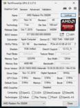 GPU-Z Radeon Pro 5500M
