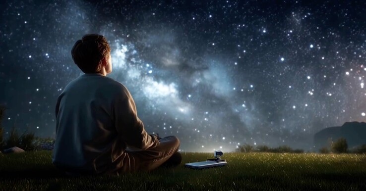 Die Kamera des Robot Phone kann auch Sterne verfolgen, um scharfe Langzeitbelichtungen zu ermöglichen.