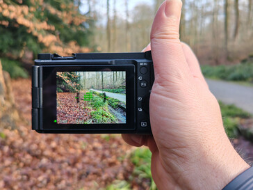 Sucherbild der Sony Alpha VZ-E10 II