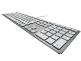 Cherry präsentiert ultraflache Tastatur mit Metallplatte