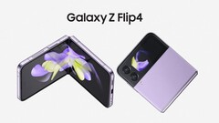 Das Samsung Galaxy Z Flip4 in einem Marketing-Bild von Samsung - die Unterschiede zum Vorgänger sind allerdings recht überschaubar. (Bild: Samsung, via Roland Quandt, editiert)