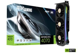 Zotac Gaming GeForce RTX 4070 AMP Airo. Testgerät mit freundlicher Genehmigung von Nvidia India.