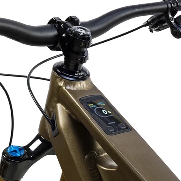 Im Oberrohr ist ein Display verbaut (Bildquelle: Nicolai)