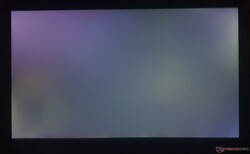 Leichte Lichthöfe in den Ecken (Hier verstärkt dargestellt)