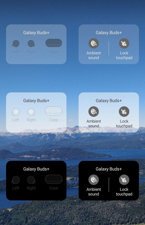 Die neuen Widgets erlauben es, einige Funktionen der Galaxy Buds direkt vom Android Homescreen aus zu steuern. (Bild: u/Daniel_Himself, Reddit)