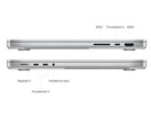 Der HDMI 2.0 Port des neuen MacBook Pro kann ein externes Display nur mit 4K und 60Hz betreiben (Bild: Apple)