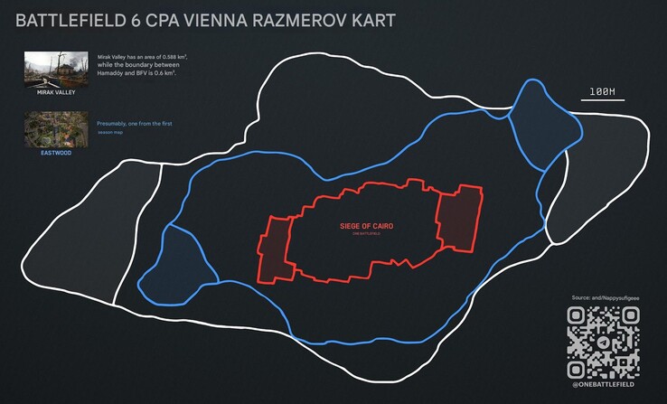 Dieses Bild zeigt die BF6 Maps "Mirak Valley" und "Eastwood" (Bildquelle: Battlefield Subreddit, u/Happysufigeee)