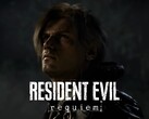 Leon Kennedy auf einem Resident Evil Requiem-Banner.
