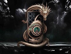 Caviar bietet das Galaxy S24 Ultra in einer Luxus-Version mit mechanischer Uhr an. (Bild: Caviar)