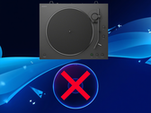 Sony Schallplattenspieler und eine PS5 Spiele-Disc