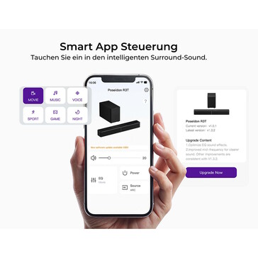 Die Steuerung über eine App ist möglich
