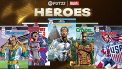 Kein Aprilscherz: FIFA 23 FUT Heroes kommen im Marvel-Comic-Stil.
