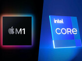 Intel behauptet, dass die eigenen Tiger Lake-Chips den Apple M1 um Längen übertreffen können. (Bild: Intel)