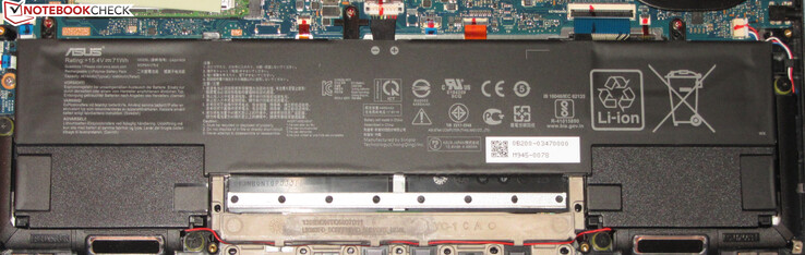 Der Akku verfügt über eine Kapazität von 71 Wh.