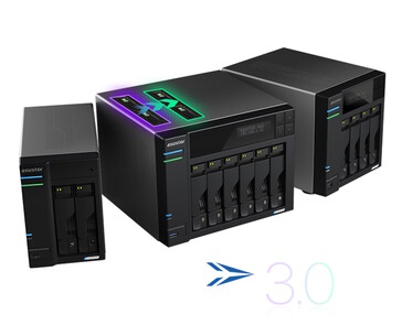 Angeboten werden drei Größenversionen (Bildquelle: Asustor)