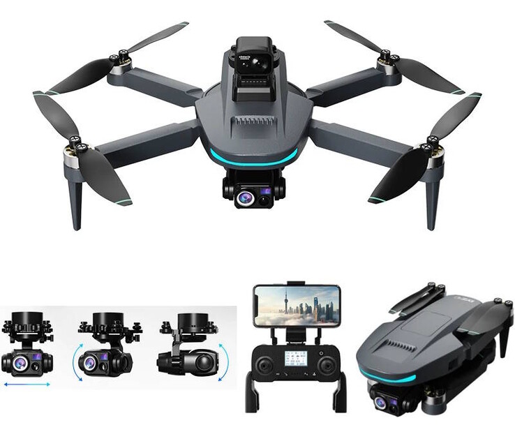 Für die FPV-Übertragung wird ein Smartphone genutzt (Bildquelle: Lyzrc)