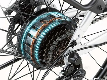 Genutzt wird ein Nabenmotor