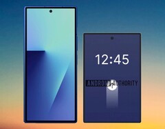 Das Samsung Galaxy Z Wide Fold (rechts im Bild) soll breiter, aber kürzer als das Galaxy Z Fold 7 (links im Bild) werden.