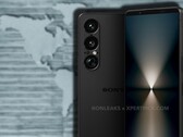 Kürzlich geleakte Renderbilder des Xperia 1 VII zeigen, dass Sony dem vertrauten Design der Serie treu bleibt. (Bildquelle: OnLeaks/XpertPick/Unsplash - bearbeitet)