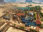 Eine Stadt in Stranded: Alien Dawn