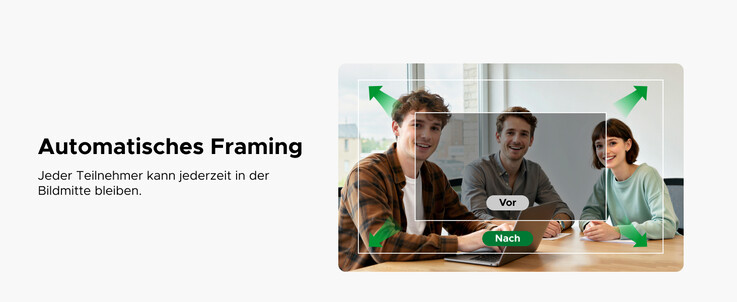 Der Bildausschnitt kann automatisch angepasst werden