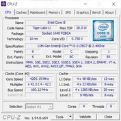 Acer Aspire 5 A515-56-511A - CPUz