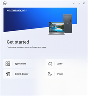 MyDell Startbildschirm