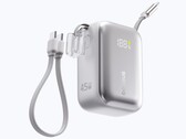 Die 20.000mAh-Powerbank hat zwei integrierte USB-C-Kabel