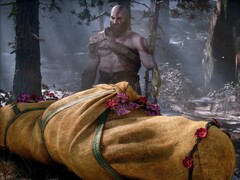 Kratos in God of War Laufey