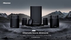 Das Hisense HT Saturn Surround-Soundsystem soll in Kürze in den Verkauf starten. (Bildquelle: Hisense)