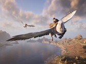 In Hogwarts Legacy können Spieler sowohl auf einem Besen als auch auf einem Hippogreif reiten. (Bild: Avalanche Software)
