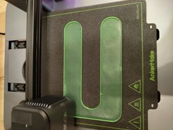 Druckbetthaftung erste Schicht Geschwindigkeitstest