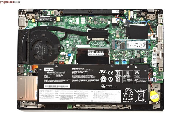RAM und SSD können beim Lenovo ThinkPad T490 noch aufgerüstet werden (Bild: Benjamin Herzig)