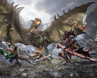 Offizielles Monster Hunter Outlanders Werbe-Artwork