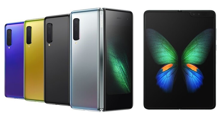 Die offiziellen Renderbilder des Galaxy Fold von Samsung.