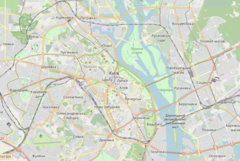 Kiew (Kyiv) ist die Hauptstadt der Ukraine ((c) OpenStreetMap contributors/openstreetmap.org)