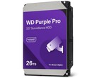 Die WD Purple Pro 26TB HDD kann auch im NAS verbaut werden, ist aber für durchgängige Aufzeichnungen von Sicherheitskameras optimiert