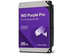 Die WD Purple Pro 26TB HDD kann auch im NAS verbaut werden, ist aber für durchgängige Aufzeichnungen von Sicherheitskameras optimiert