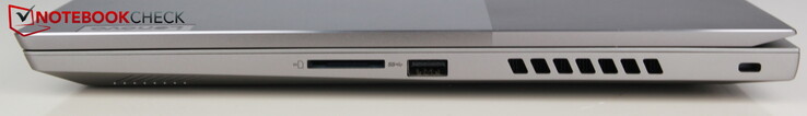 Rechts: SD-Reader, USB-A 3.0, Kensington