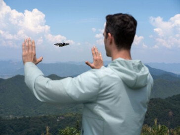 Die Gestensteuerung ist möglich (Bildquelle: DJI)