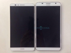 Das Huawei Ascend GX1 ist kleiner und dünner als das Flaggschiff Ascend Mate 7 (Bild: Gizmochina.com)