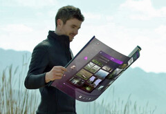 Flexible Displays von morgen können ganz schön sein (Bild: LG)
