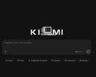Startbildschirm der Kimi-Weboberfläche mit Eingabefeld und K3-Logo