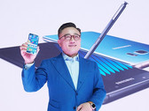 Koh Dong-jin bei der Präsentation des Galaxy Note 7 letzte Woche (Bild: Korea Times/Samsung)