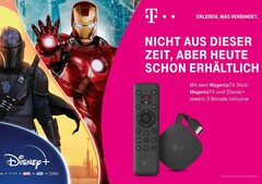 Telekom MagentaTV Stick ab sofort inklusive 3 Monate MagentaTV und Disney+.