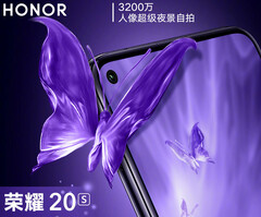 Honor 20S: Neue stylische Renderbilder des Honor-Handys.