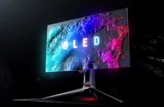 Asus bietet bald einen besonders schnellen Gaming-Monitor mit OLED-Panel an. (Bild: Asus)